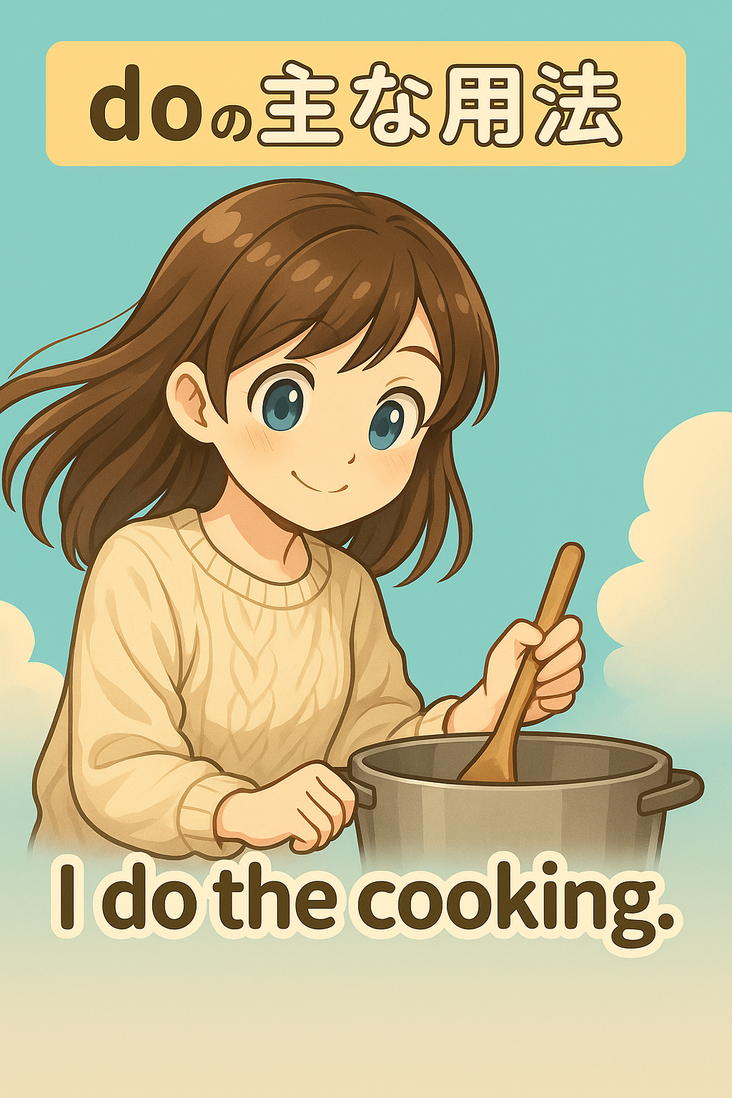 do動詞の主な用法のイメージ図