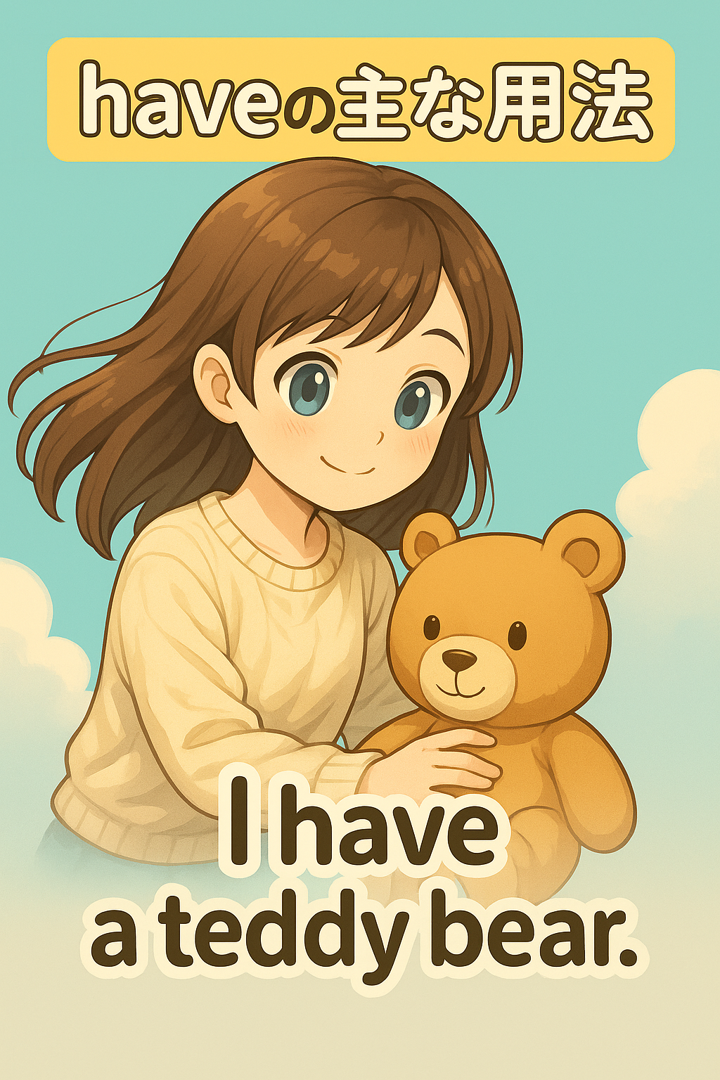 have動詞の主な用法のイメージ図