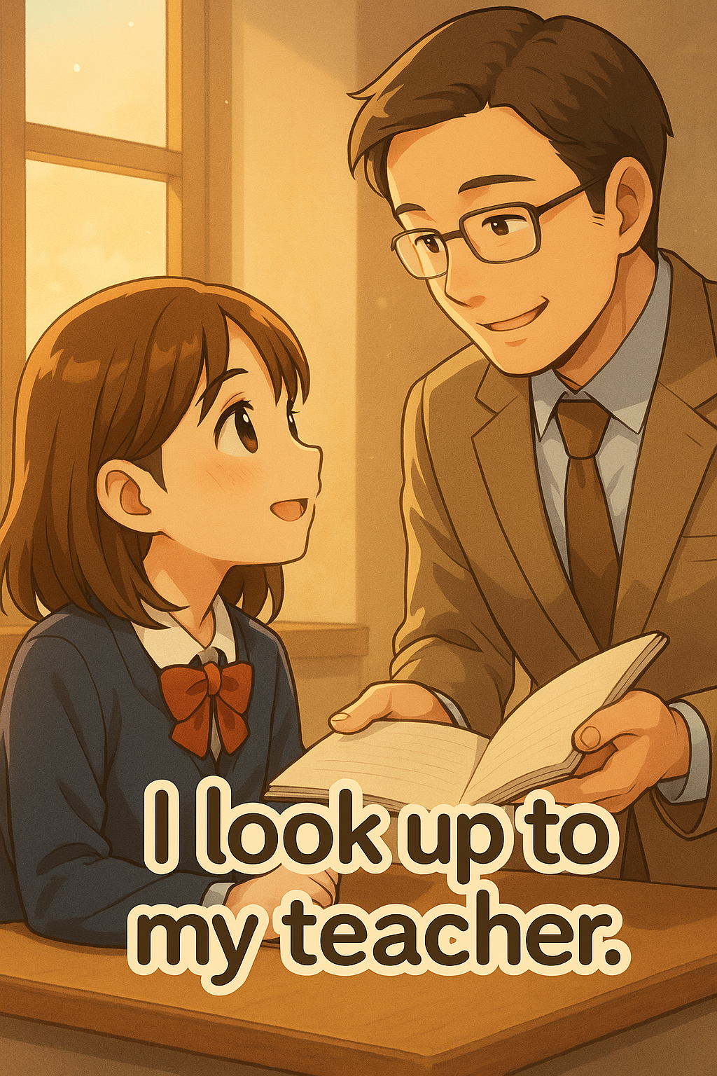 look up to のイメージ