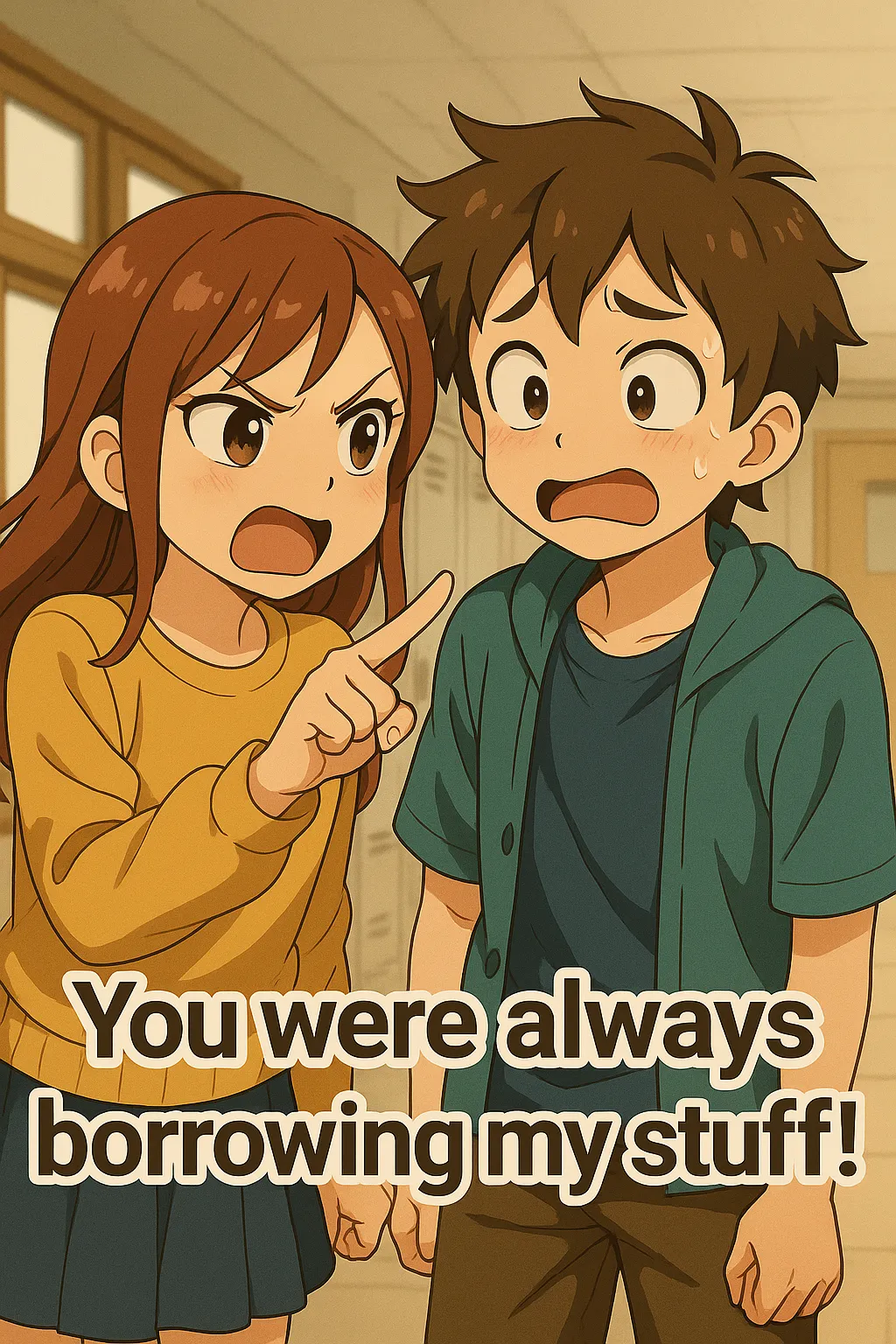 You were always borrowing my stuff! のイメージ