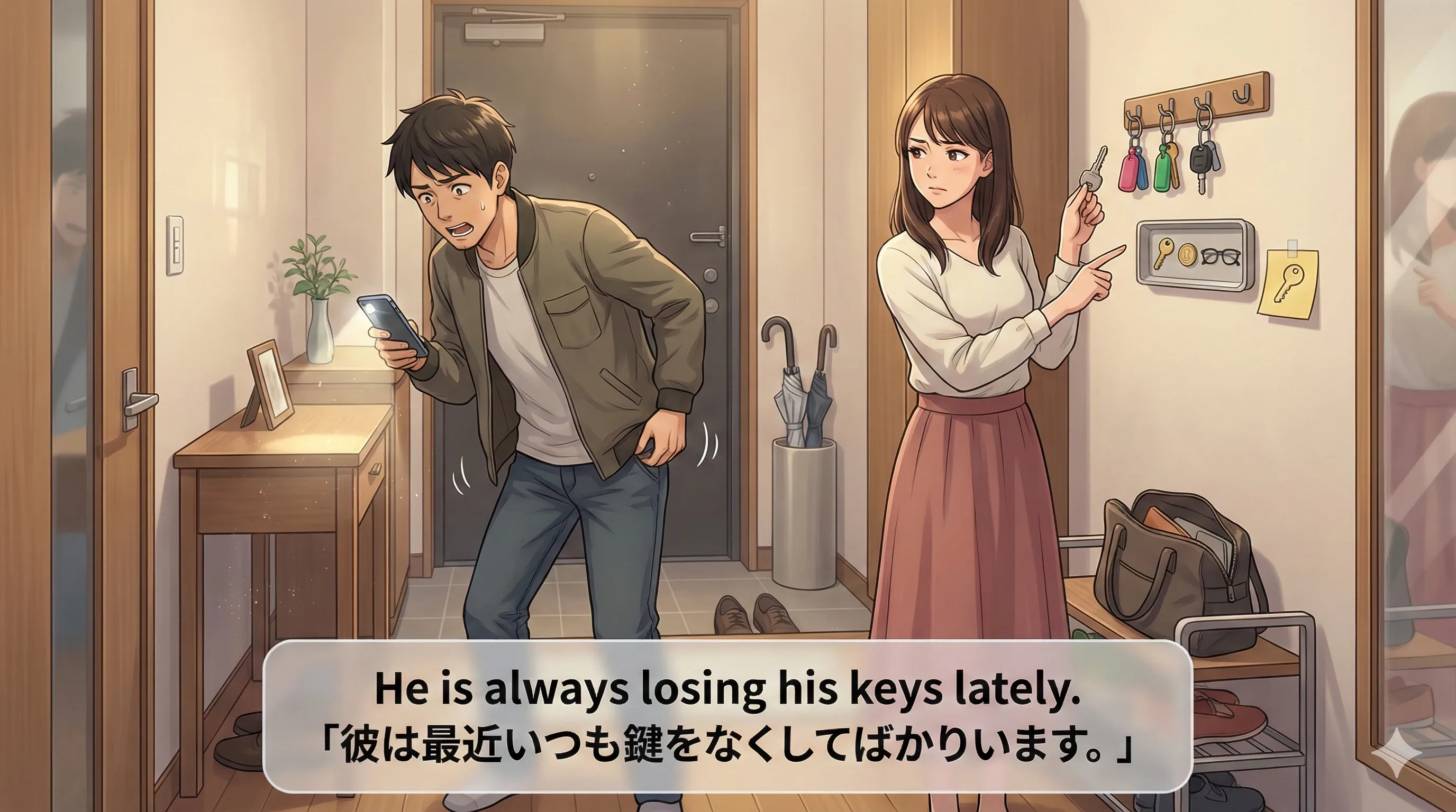 進行形で表す最近の傾向：these days / lately / always（文句っぽい強調）