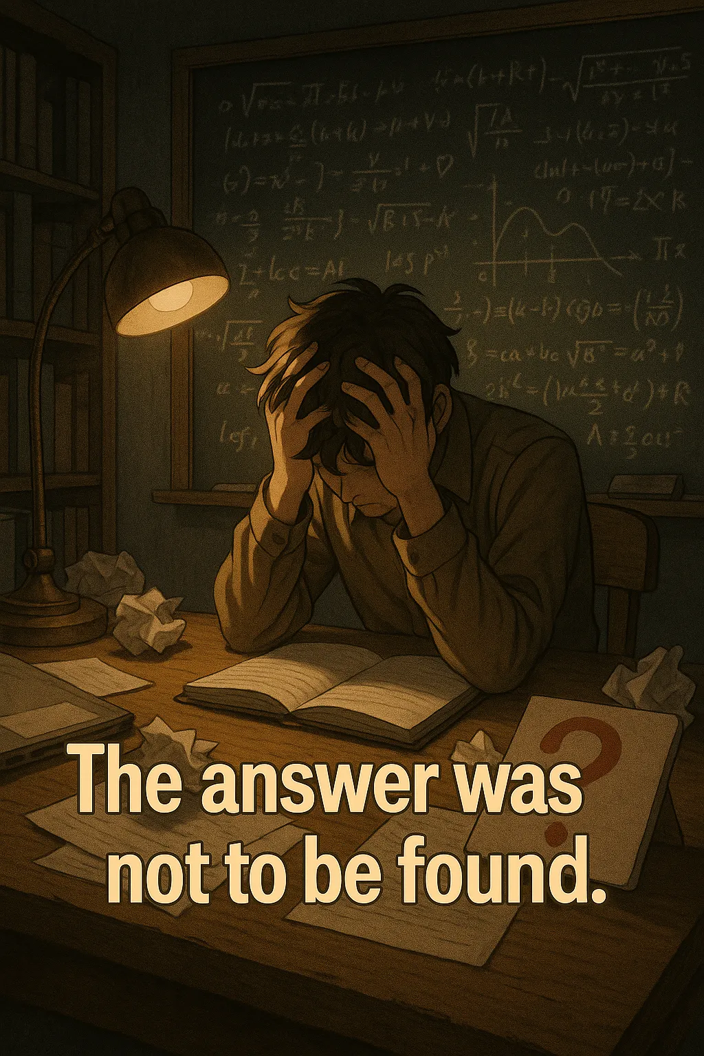 The answer was not to be found. のイメージ