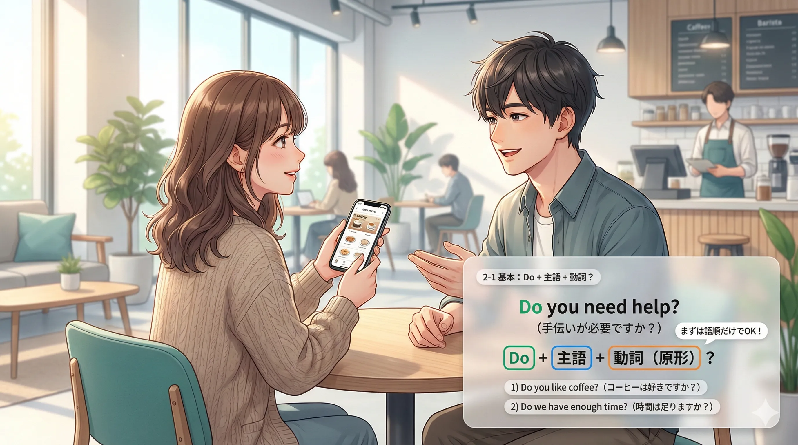 Do + 主語 + 動詞？の基本：一般動詞の疑問文の作り方を図で整理