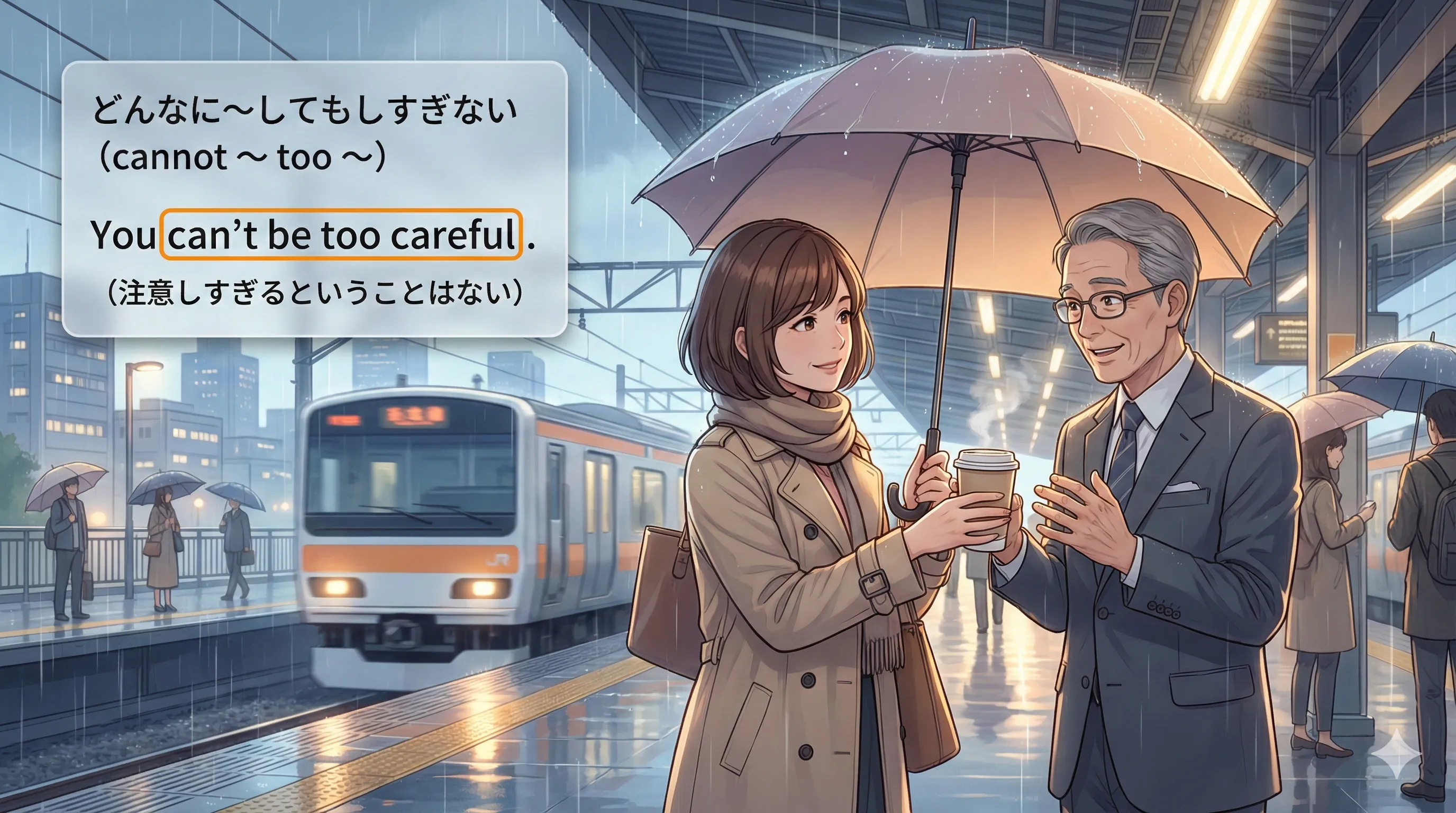 cannot ～ too ～：否定なのに強いおすすめになる仕組みを図で整理