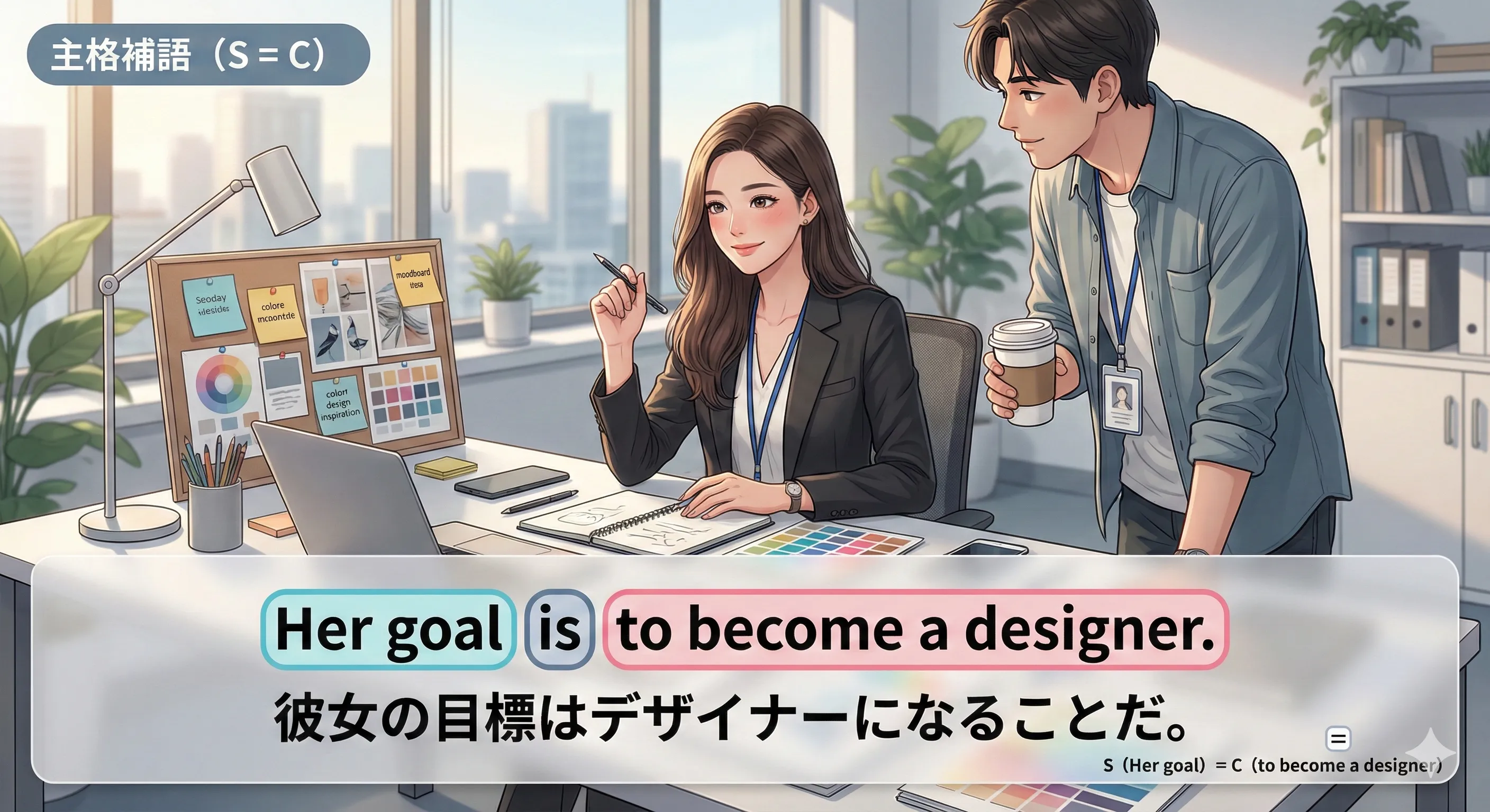 主格補語で名詞＋to do（This is the best way to ...）のイメージ図