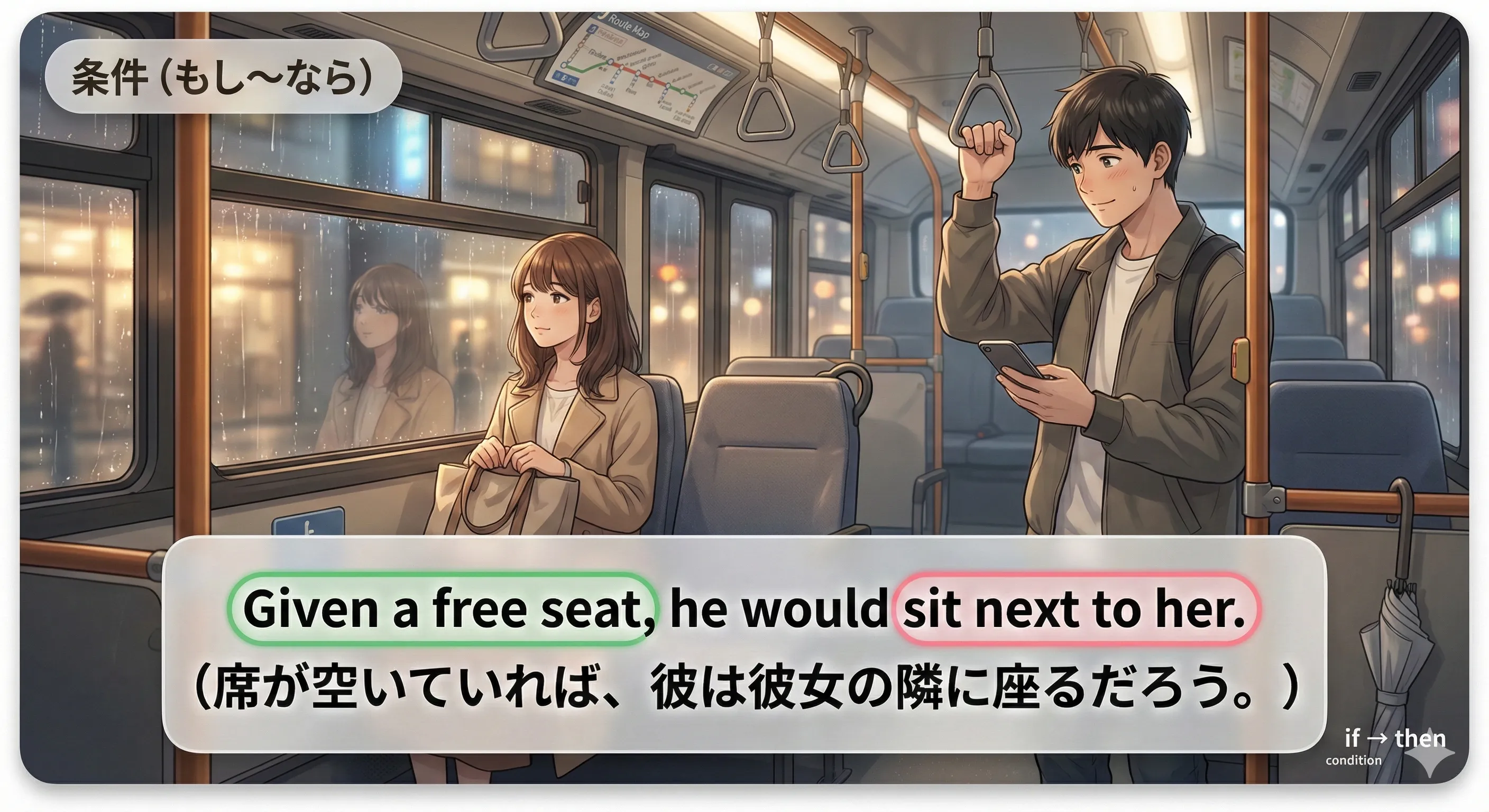 分詞構文の意味：条件（もし～なら）を見分けるコツ（Given / Assuming / Left ... などのサイン）