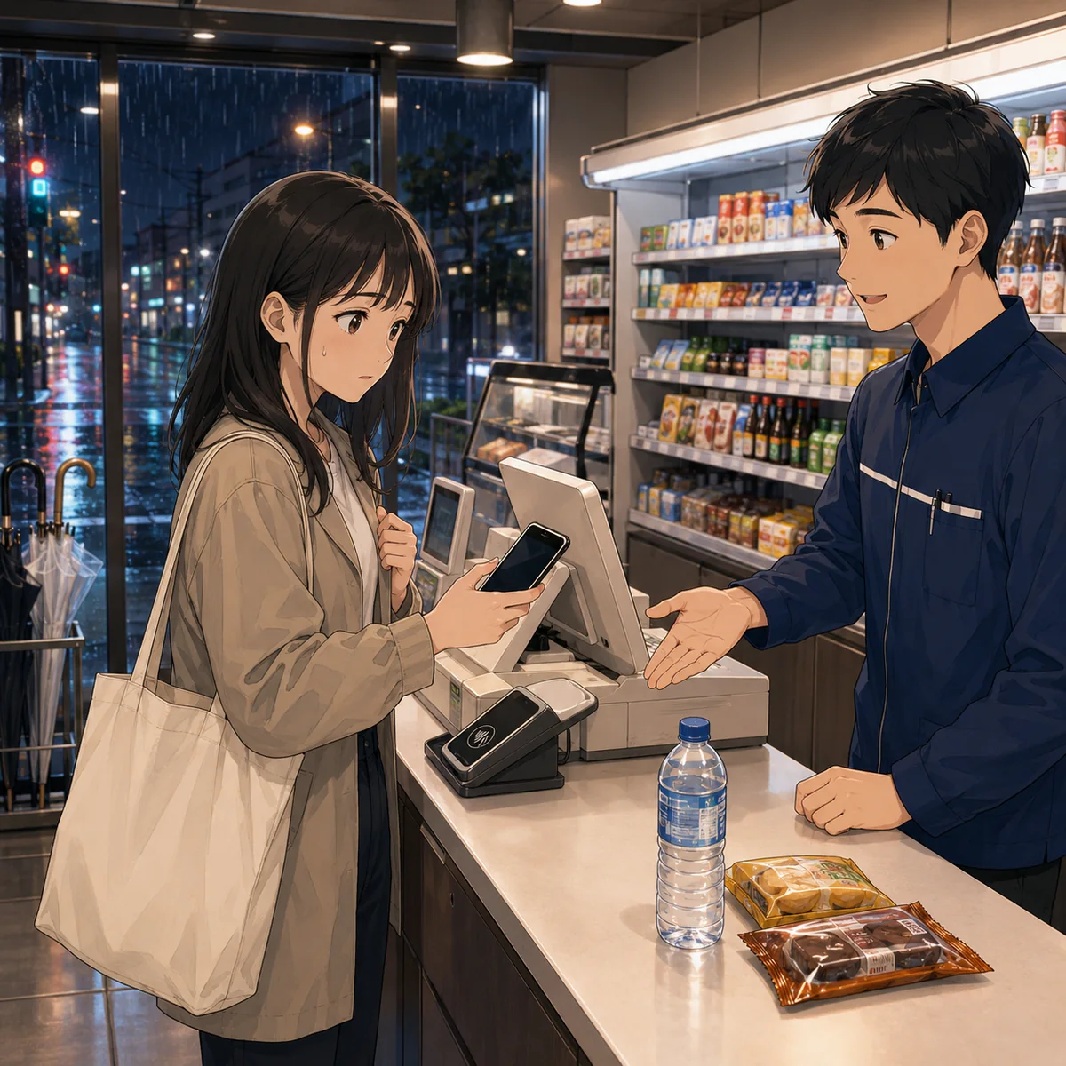 コンビニでモバイル決済が使えない