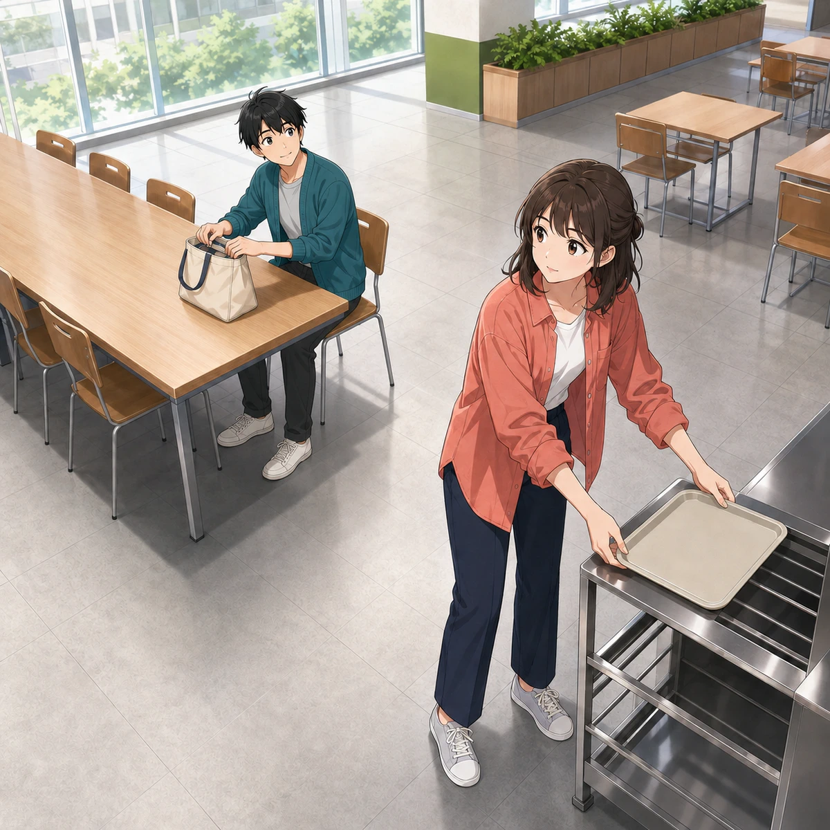 学食の列が、ひとつになった日