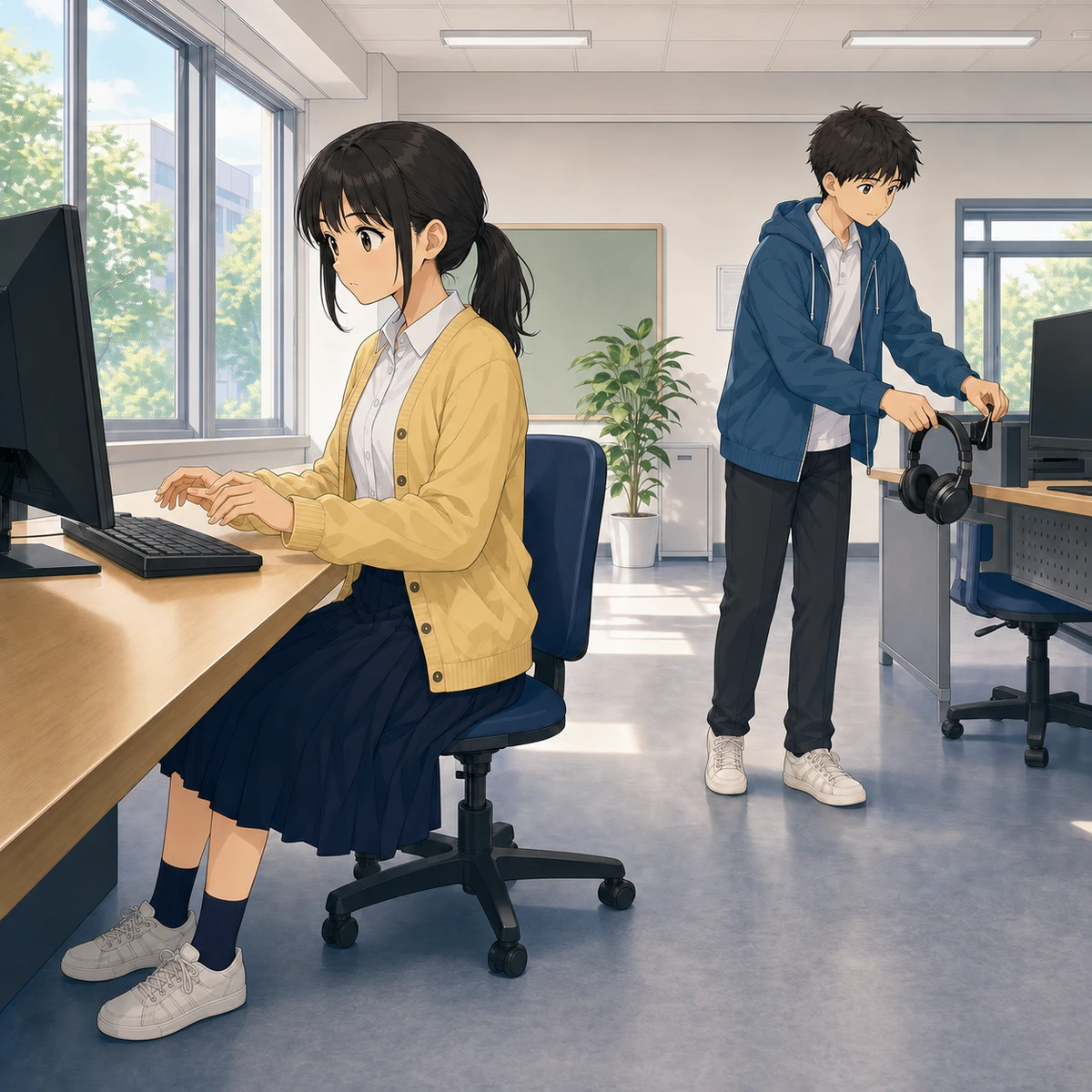 キーボードのFとJにある、小さな目印