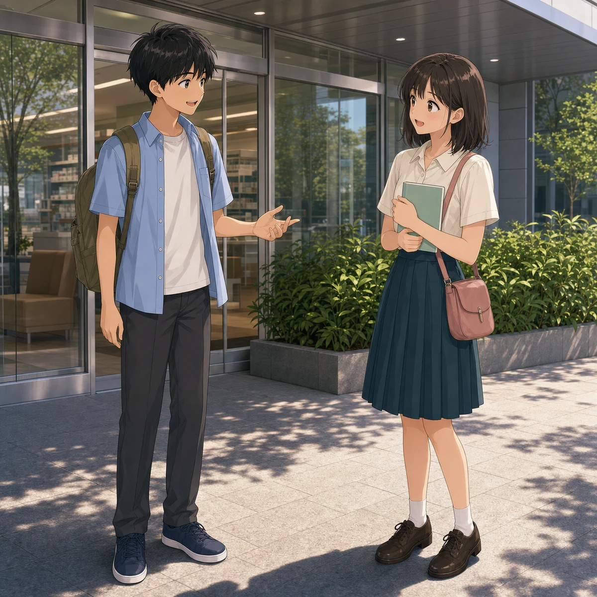 一冊にまとめる、お薬の記録の例題イラスト