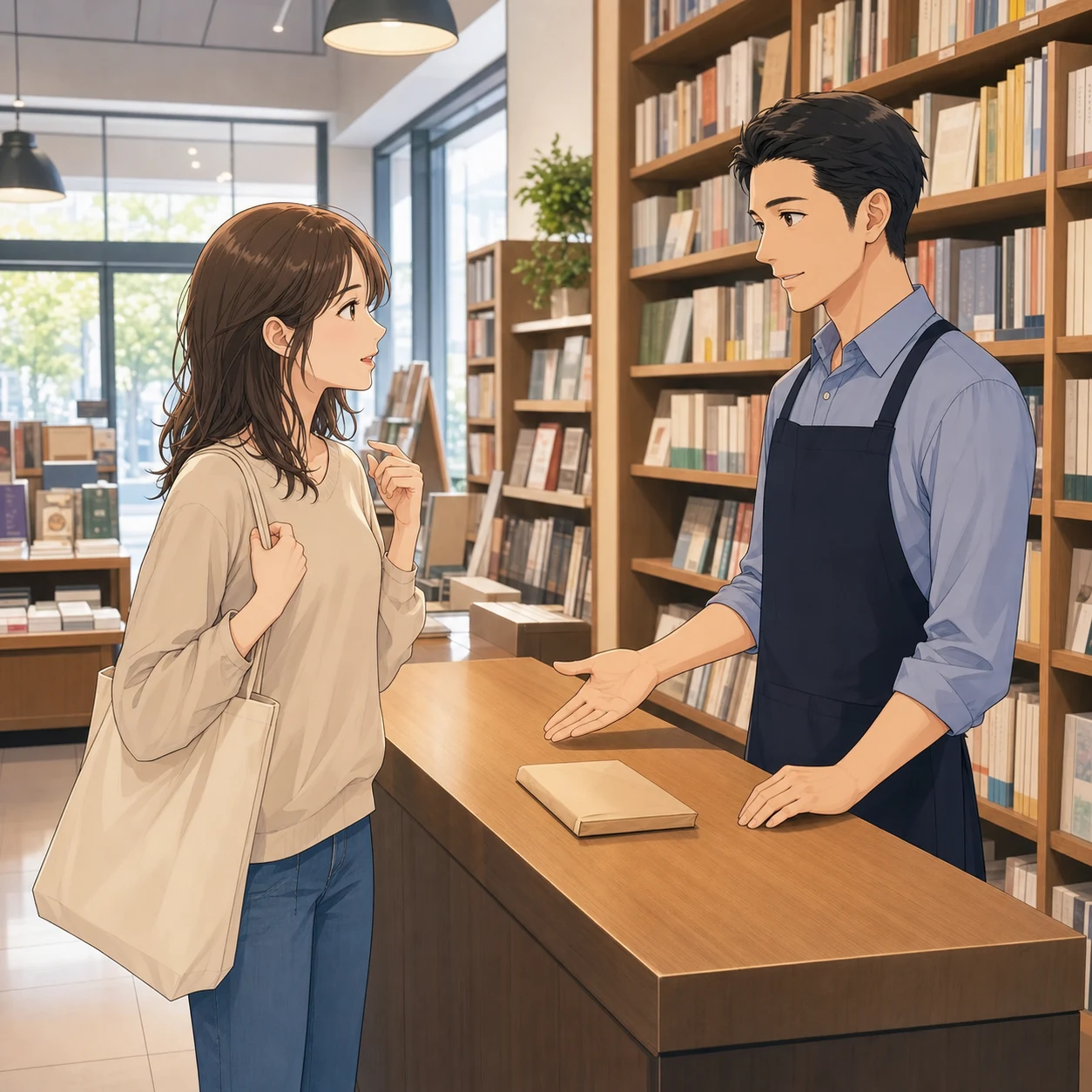 書店で取り置き本の受取日を変える