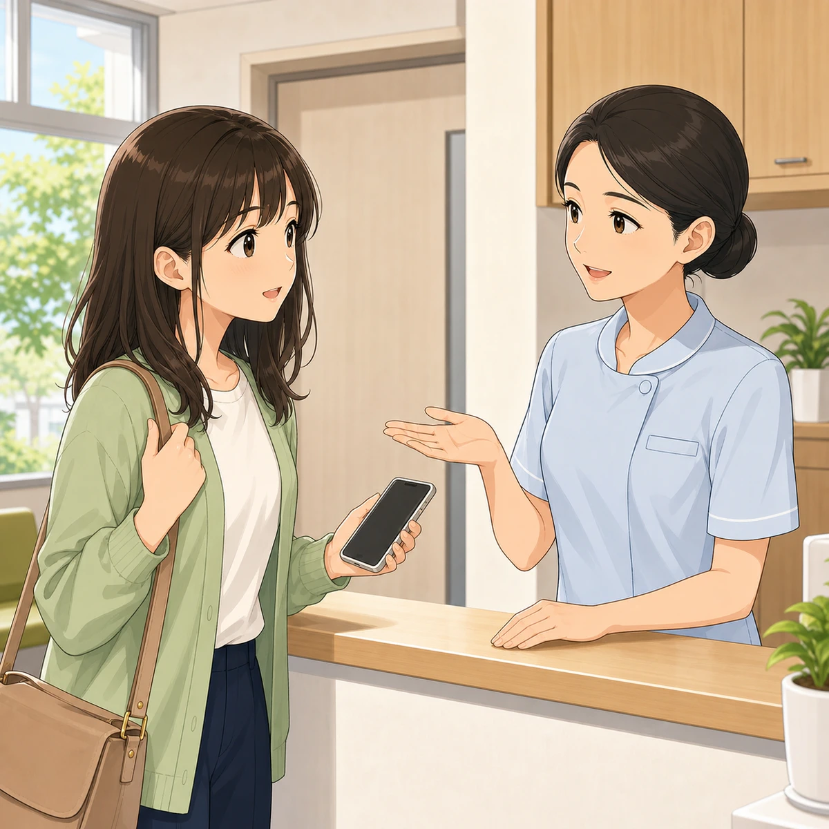 クリニックで健康診断の持ち物を確認する