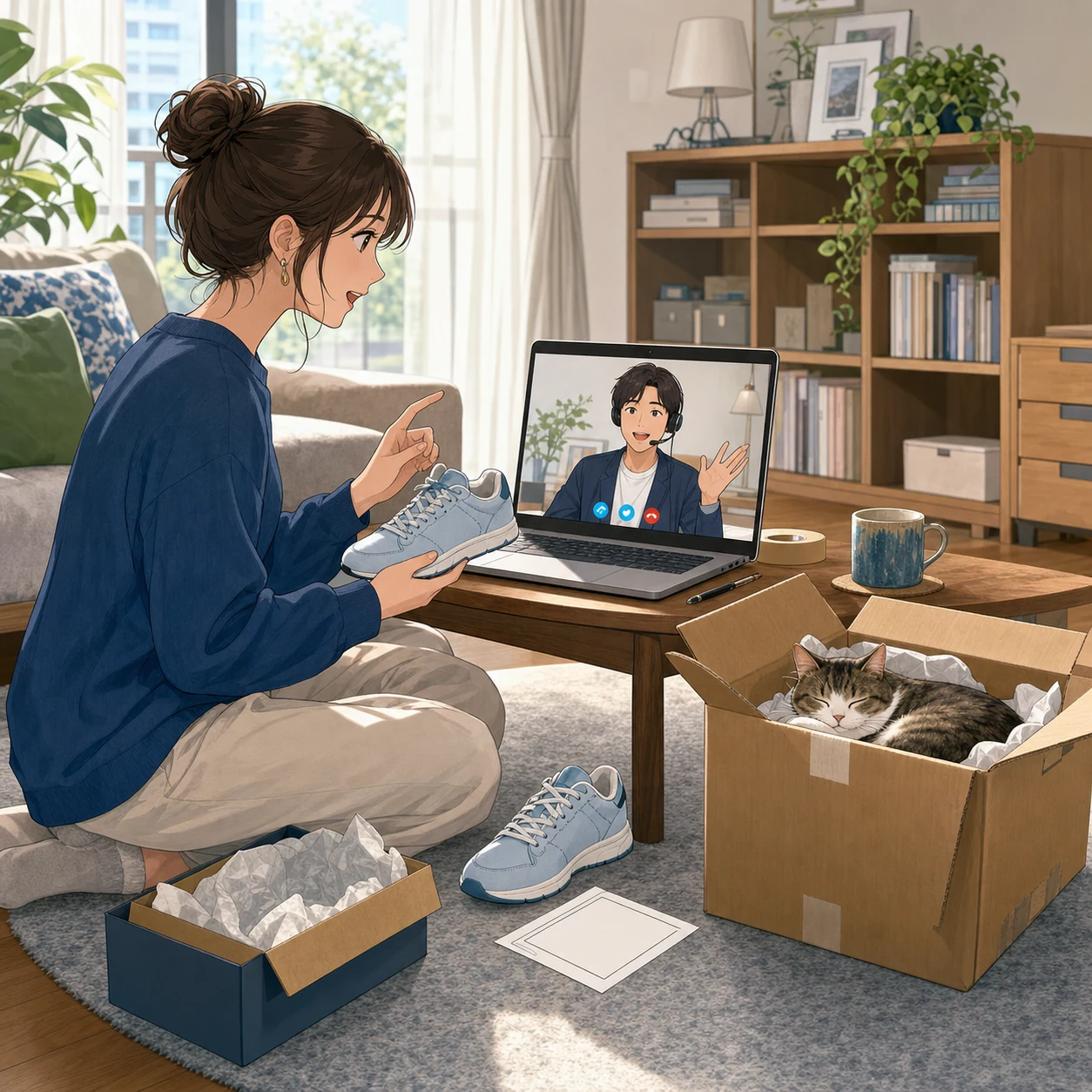ネット通販の商品を返品する