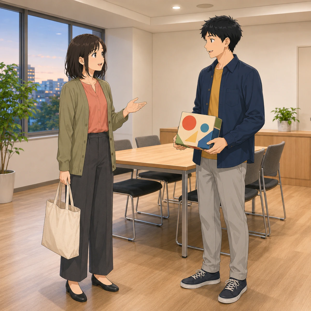 地域センターでボードゲームの話を広げる