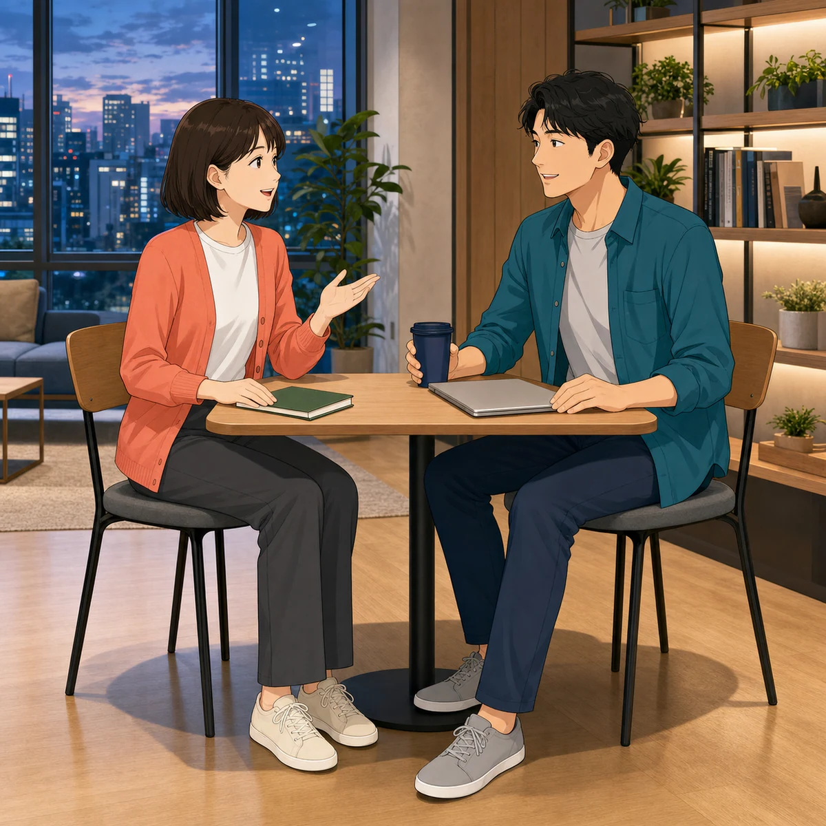 オンライン通話の時差から世界の時間へ話を広げる