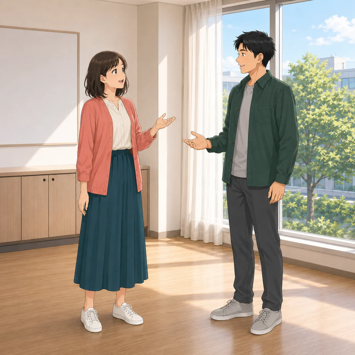 朝の光から体内時計へ話を広げる