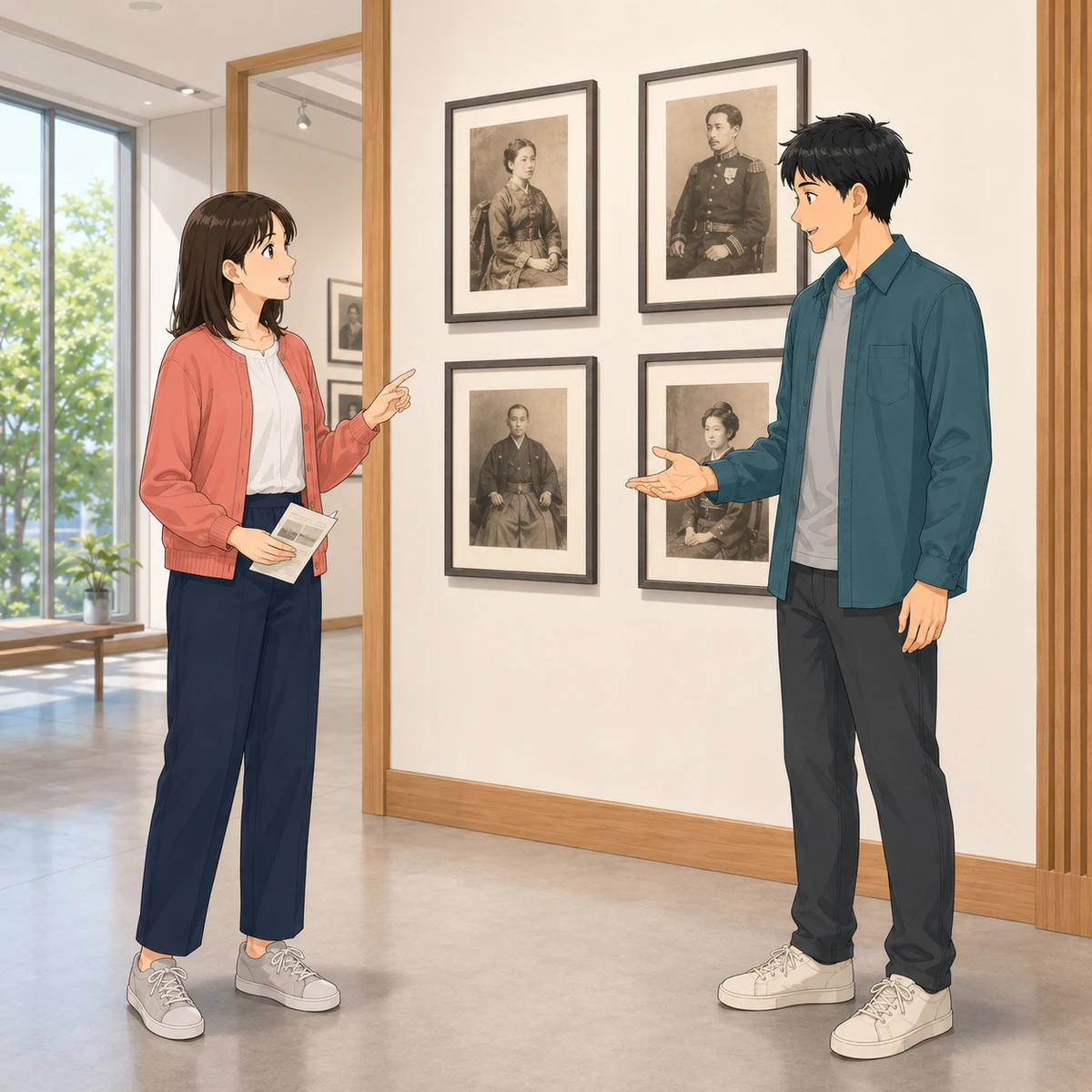 古い写真の表情から、時代の空気を読む