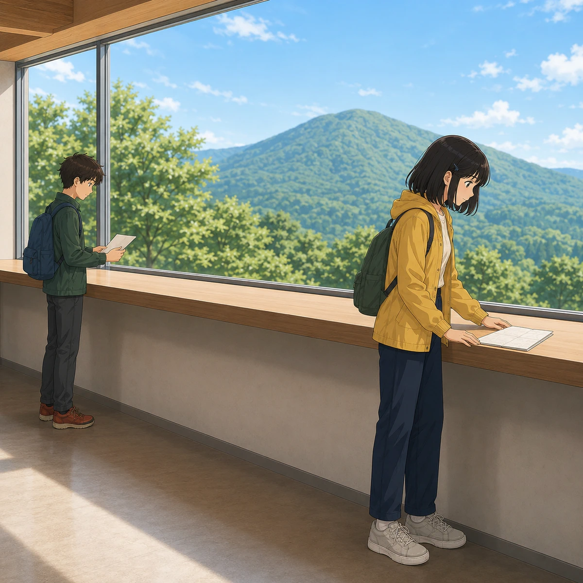 地図の線が、ぎゅっと集まる場所