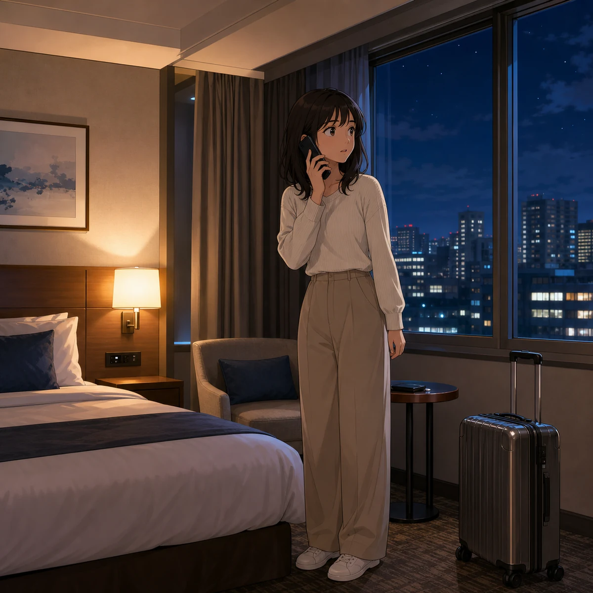 ホテルで夜の物音について相談する