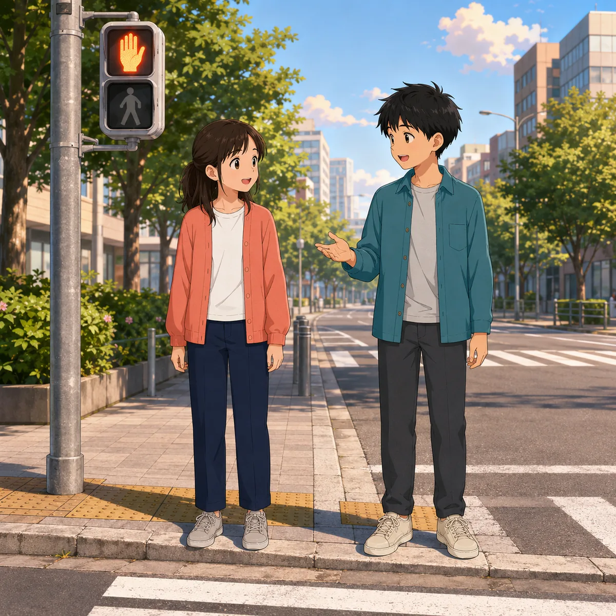 信号は色だけで伝えているわけではない