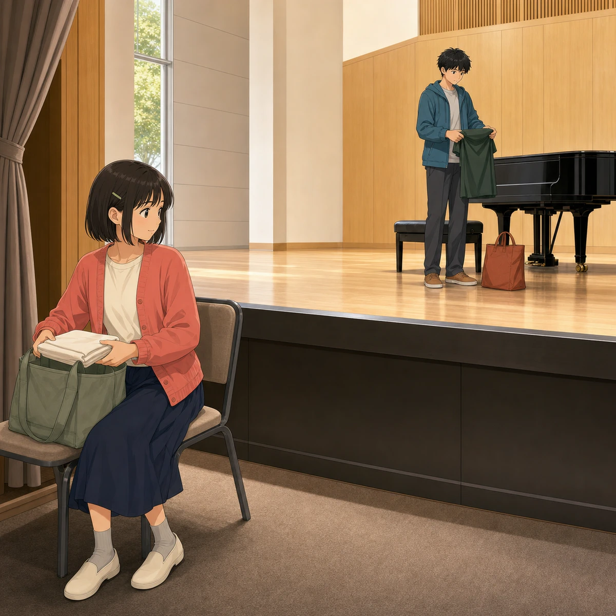 グランドピアノのふたは、なぜ斜めに開く？