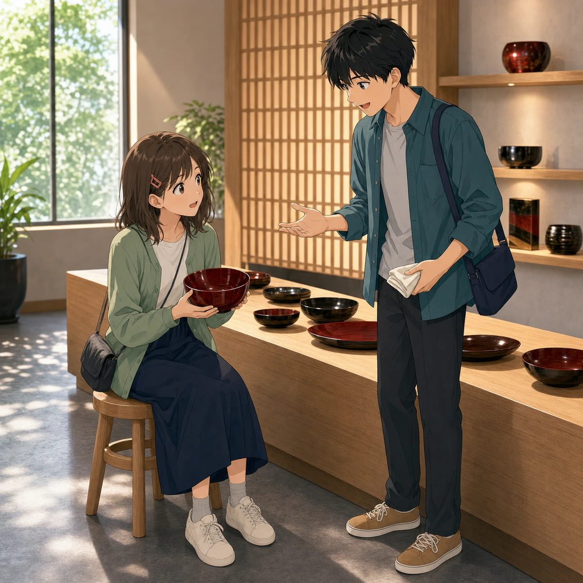漆の器を休ませる、静かな部屋